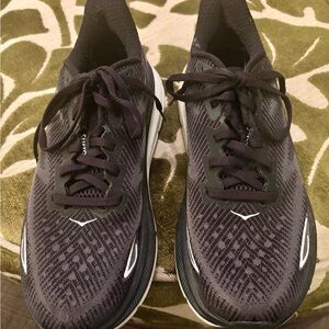Hoka Clifton 9 Everyday Women’s Running Shoes Black Size 8